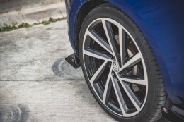 Hintere Seiten Flaps für VW Golf 7 R Facelift schwarz Hochglanz