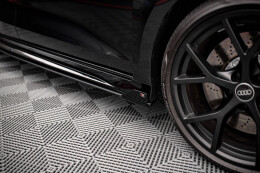 Seitenschweller Flaps für Audi RS3 Sportback 8Y schwarz Hochglanz