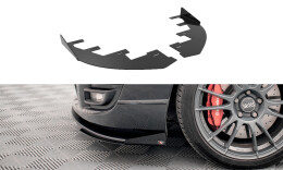 Front Flaps für Mazda 3 MPS Mk1 schwarz Hochglanz
