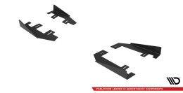 Seitenschweller Flaps für Opel Astra GTC OPC-Line J schwarz Hochglanz