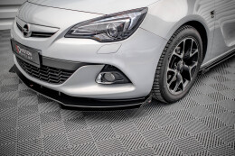 Front Flaps für Opel Astra GTC OPC-Line J schwarz Hochglanz