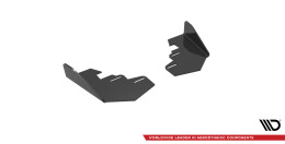 Hintere Seiten Flaps für Audi A3 Sportback 8Y schwarz Hochglanz