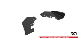 Hintere Seiten Flaps für Audi A3 Sportback 8Y schwarz Hochglanz