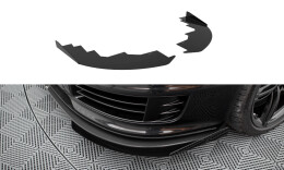 Front Flaps für Audi RS6 Avant C6 schwarz Hochglanz