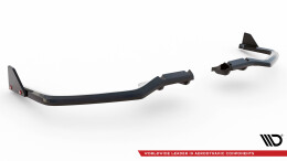 Mittlerer Cup Diffusor Heck Ansatz DTM Look + Flaps für Honda Civic Sport Mk 10 Facelift
