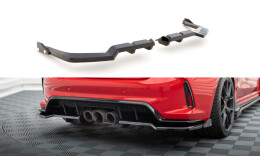 Mittlerer Cup Diffusor Heck Ansatz DTM Look V.1 + Flaps für Honda Civic Type-R Mk 11