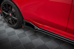 Seitenschweller Flaps für Honda Civic Type-R Mk 11 schwarz Hochglanz