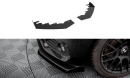 Front Flaps für BMW 4er Gran Coupe F36 schwarz Hochglanz