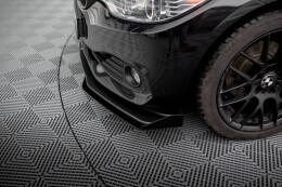 Front Flaps für BMW 4er Gran Coupe F36 schwarz Hochglanz
