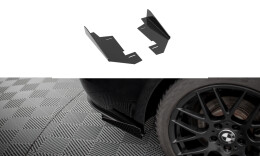 Hintere Seiten Flaps für BMW 4er Gran Coupe F36 schwarz Hochglanz