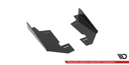 Hintere Seiten Flaps für BMW 4er Gran Coupe F36 schwarz Hochglanz