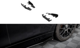 Seitenschweller Flaps für BMW 4er Gran Coupe F36 schwarz Hochglanz