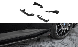 Seitenschweller Flaps für BMW 2 Coupe G42 schwarz Hochglanz