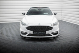 Street Pro Cup Spoilerlippe Front Ansatz passend für Ford Mondeo Sport Mk5 Facelift / Fusion Sport Mk2 Facelift rot