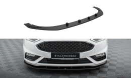 Street Pro Cup Spoilerlippe Front Ansatz passend für Ford Mondeo Sport Mk5 Facelift / Fusion Sport Mk2 Facelift rot