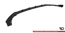 Street Pro Cup Spoilerlippe Front Ansatz passend für Ford Mondeo Sport Mk5 Facelift / Fusion Sport Mk2 Facelift SCHWARZ+ HOCHGLANZ FLAPS