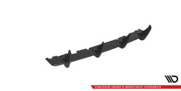 Street Pro Heckschürze Heck Ansatz Diffusor passend für Ford Mondeo Sport Mk5 FL / Fusion Sport Mk2 FL rot