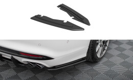 Street Pro Heck Ansatz Flaps Diffusor passend für Ford Mondeo Sport Mk5 Facelift / Fusion Sport Mk2 Facelift rot