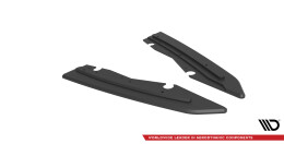 Street Pro Heck Ansatz Flaps Diffusor passend für Ford Mondeo Sport Mk5 Facelift / Fusion Sport Mk2 Facelift rot