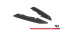 Street Pro Heck Ansatz Flaps Diffusor passend für Ford Mondeo Sport Mk5 Facelift / Fusion Sport Mk2 Facelift rot