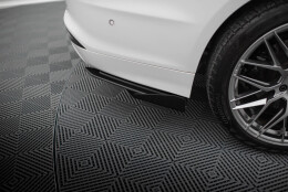 Street Pro Heck Ansatz Flaps Diffusor passend für Ford Mondeo Sport Mk5 Facelift / Fusion Sport Mk2 Facelift rot+ Hochglanz Flaps