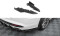Street Pro Heck Ansatz Flaps Diffusor passend für Ford Mondeo Sport Mk5 Facelift / Fusion Sport Mk2 Facelift rot+ Hochglanz Flaps