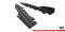 Street Pro Heck Ansatz Flaps Diffusor passend für Ford Mondeo Sport Mk5 Facelift / Fusion Sport Mk2 Facelift rot+ Hochglanz Flaps
