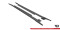 Street Pro Seitenschweller Ansatz Cup Leisten passend für Ford Mondeo Sport Mk5 Facelift / Fusion Sport Mk2 Facelift rot