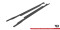 Street Pro Seitenschweller Ansatz Cup Leisten passend für Ford Mondeo Sport Mk5 Facelift / Fusion Sport Mk2 Facelift rot