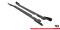 Street Pro Seitenschweller Ansatz Cup Leisten passend für Ford Mondeo Sport Mk5 Facelift / Fusion Sport Mk2 Facelift rot+ Hochglanz Flaps