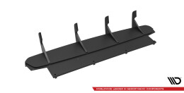 Street Pro Heckschürze Heck Ansatz Diffusor passend für Ford Focus Kombi ST-Line Mk4 schwarz-rot