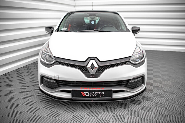 Street Pro Cup Spoilerlippe Front Ansatz passend für Renault Clio RS Mk4 SCHWARZ