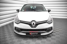 Street Pro Cup Spoilerlippe Front Ansatz passend für Renault Clio RS Mk4 rot