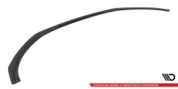 Street Pro Spoilerlippe Front Ansatz passend für Renault Clio RS Mk4 rot