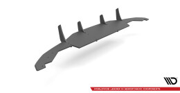 Street Pro Heckschürze Heck Ansatz Diffusor passend für Renault Clio RS Mk4 SCHWARZ