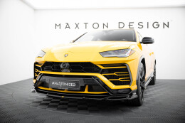 Street+ Spoilerlippe Front Ansatz V.3 passend für Lamborghini Urus Mk1 schwarz Hochglanz