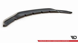 Cup Spoilerlippe Front Ansatz V.2 passend für BMW X5 M-Paket F15 schwarz Hochglanz