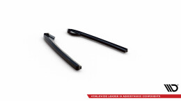 Heck Ansatz Flaps Diffusor V.3 passend für Audi A6 Avant / Limousine C7 schwarz Hochglanz