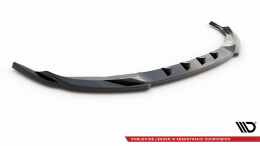 Cup Spoilerlippe Front Ansatz V.2 passend für BMW 3er Sport Line G20 / G21 schwarz Hochglanz