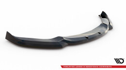 Cup Spoilerlippe Front Ansatz V.6 passend für BMW 4er Coupe / Gran Coupe / Cabrio M-Paket F32 / F36 / F33 schwarz Hochglanz