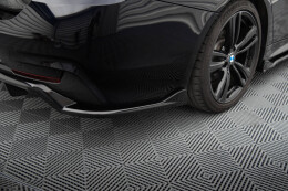 Mittlerer Cup Diffusor Heck Ansatz DTM Look für BMW 4er Gran Coupe M-Paket F36 schwarz Hochglanz
