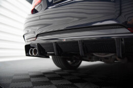 Mittlerer Cup Diffusor Heck Ansatz DTM Look für BMW 4er Gran Coupe M-Paket F36 schwarz Hochglanz