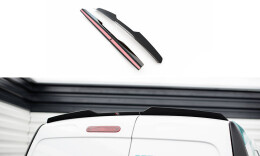 Heck Spoiler Aufsatz Abrisskante passend für Mercedes-Benz Citan Mk1 schwarz Hochglanz