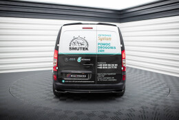 Heck Spoiler Aufsatz Abrisskante passend für Mercedes-Benz Citan Mk1 schwarz Hochglanz