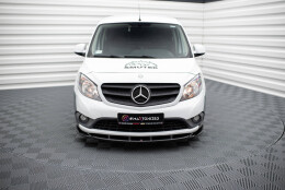 Cup Spoilerlippe Front Ansatz passend für Mercedes-Benz Citan W415 schwarz Hochglanz