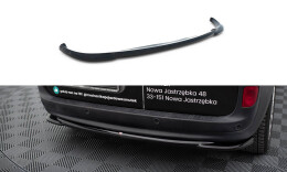 Mittlerer Cup Diffusor Heck Ansatz für Mercedes-Benz Citan Mk1 schwarz Hochglanz