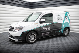 Seitenschweller Ansatz Cup Leisten passend für Mercedes-Benz Citan W415 schwarz Hochglanz