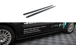 Street+ Seitenschweller Leisten passend für Mercedes Citan W415 schwarz Hochglanz