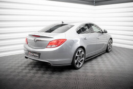 Heck Ansatz Flaps Diffusor passend für Opel Insignia OPC-Line Mk1 schwarz Hochglanz