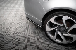 Heck Ansatz Flaps Diffusor passend für Opel Insignia OPC-Line Mk1 schwarz Hochglanz